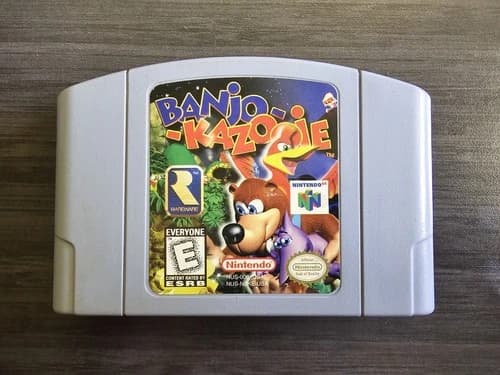 BANJO-KAZOOIE (NINTENDO 64, 1997) N64 AUTHENTIC Vintage 90s 00s