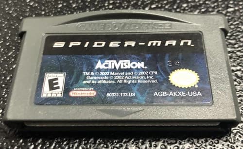 RZ Spider-Man (Nintendo Game Boy Advance, 2002) Tested