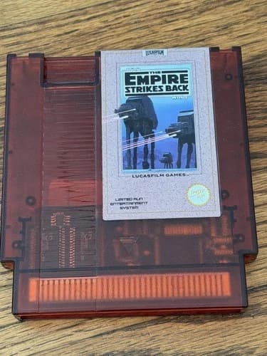 Nintendo NES Star Wars The Empire Strikes Back Limited Run Red Game