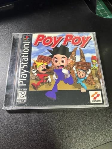 POY POY (Sony PlayStation 1 PS1) ➡️CIB Complete - Tested - With Reg Card