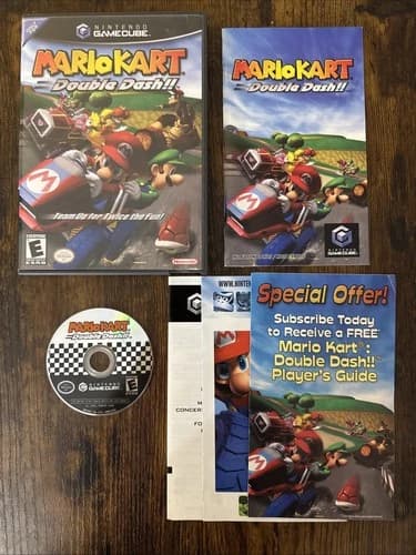 Mario Kart Double Dash (Nintendo GameCube, 2003) CIB Complete W/Manual