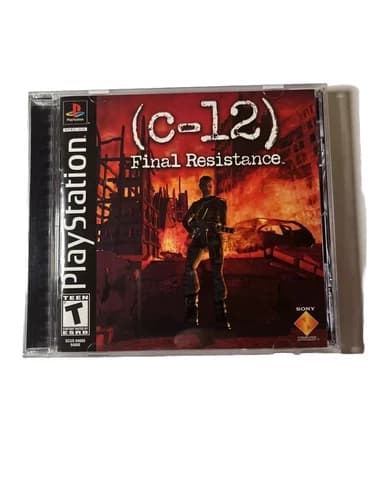 C-12: Final Resistance (PlayStation 1 PS1) CIB COMPLETE - TESTED & WORKING