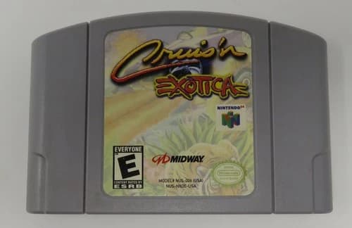 Cruis'n Exotica Cruisin N64 Original Authentic Genuine Game! TESTED!