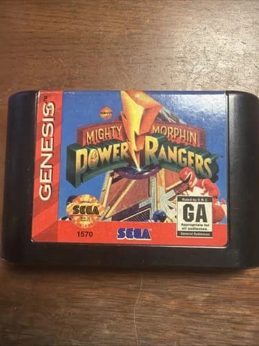 Mighty Morphin Power Rangers (Sega Genesis, 1994) Cartridge Only Tested Works