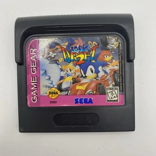 Sonic Drift 2 Sega Game Gear Loose Cart Only Tested Working