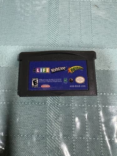 Game of Life/Yahtzee/Payday (Nintendo Game Boy Advance, 2005) Cartridge Only🔥