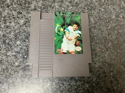 Jimmy Connors Tennis (Nintendo NES, 1993) Authentic - Cleaned & Tested