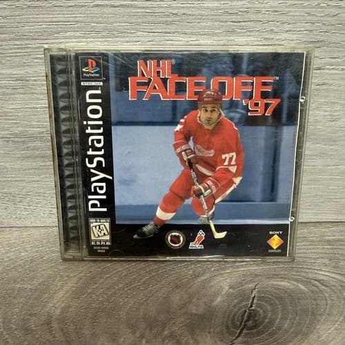 NHL FaceOff '97 (Sony PlayStation 1, 1996) PS1 Black Label