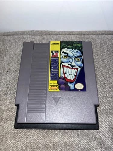 Nintendo NES Cartridge And Game Batman Return Of The Joker