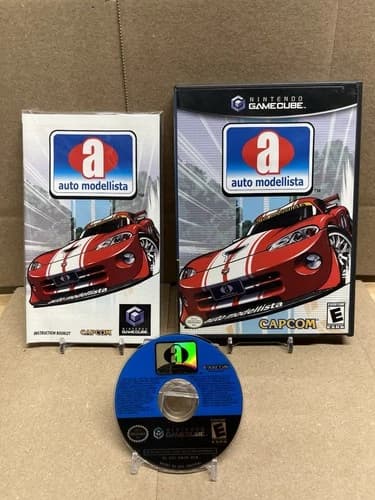 Auto Modellista (Nintendo GameCube, 2003) CIB Complete In Box Manual CLEAN COOY