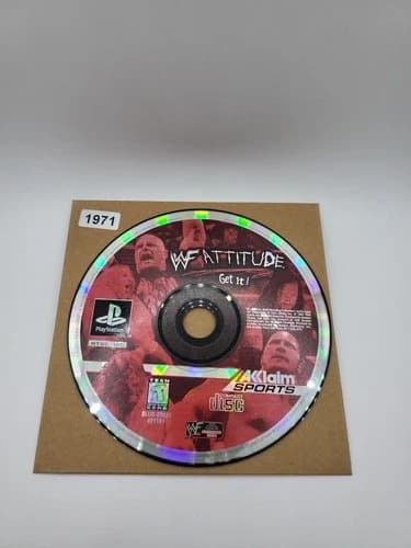 WWF Attitude (Sony PlayStation 1, 1999, PS1) Disc Only NO Usps TRACKING