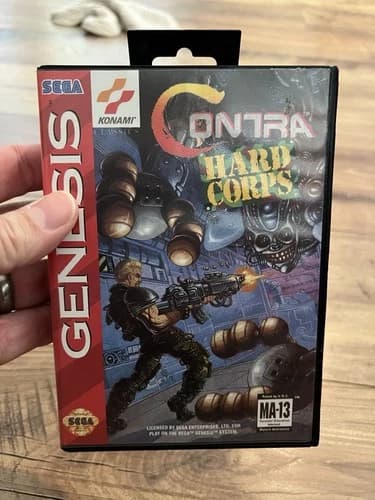 Contra Hard Corps Sega Genesis CIB With Reg