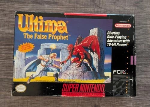 Super Nintendo (SNES) Ultima: The False Prophet