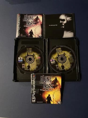 Alone in the Dark The New Nightmare PlayStation 1, 2001 PS1 Discs Tested Working