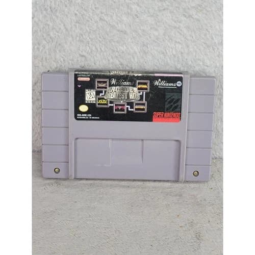 Williams Arcades Greatest Hits Super Nintendo SNES 1996 SNS-AW8E-USA Authentic