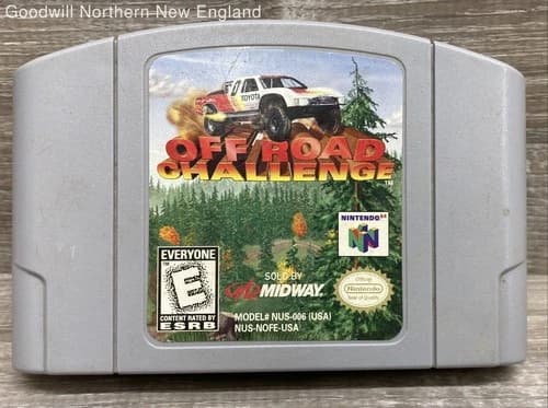 Off Road Challenge Nintendo N64 Game Authentic Cartridge Only Tested Works