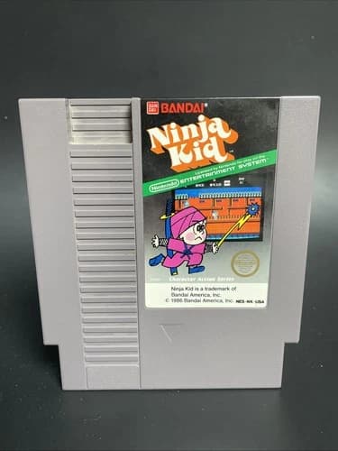 Nintendo NES Ninja Kid Authentic *Tested & Working*