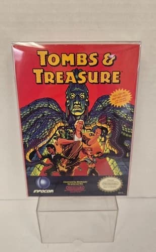 Nintendo NES Tombs & Treasure CIB Authentic *Tested & Works*