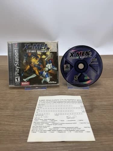 X-Men: Mutant Academy 2 (Sony PlayStation 1) PS1 CIB Complete W/ Reg. Tested!