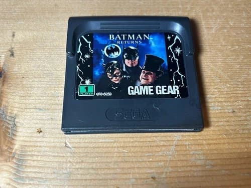 Batman Returns (Sega Game Gear, 1992) TESTED Ships Free