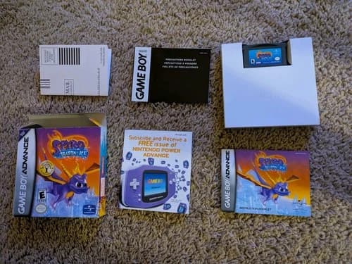 Spyro Season of Ice Gameboy Advance GBA Box and Manual Tested
