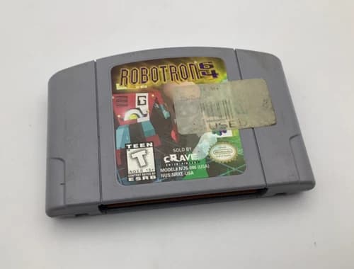 Robotron 64 Nintendo 64 (N64) Loose Cartridge Only, Tested/Working