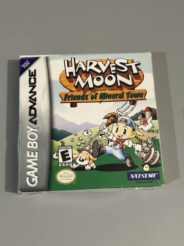 Harvest Moon Friends of Mineral Town Nintendo Game Boy Advance CIB
