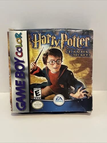 Harry Potter and the Chamber of Secrets (Nintendo Game Boy Color, 2002) CIB