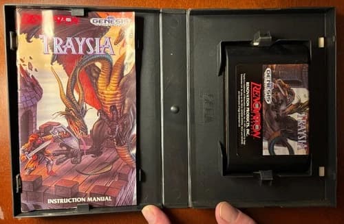 SALE! Traysia Sega Genesis Video Game CIB w/Original Sega Posters