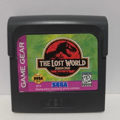 The Lost World Jurassic Park Sega Game Gear