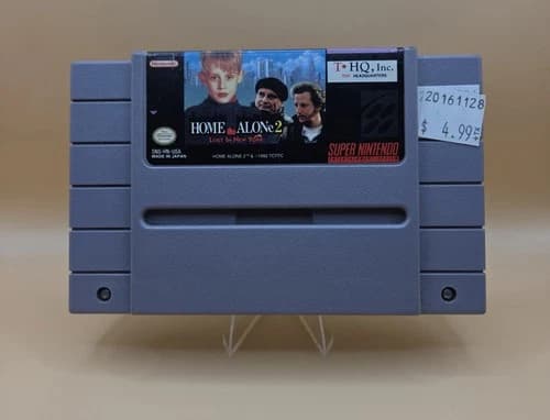 Home Alone 2 Lost in NY(Super Nintendo, 1992) Authentic & Tested SNES Cart Only
