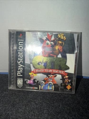 CTR Crash Team Racing PS1 Sony PlayStation 1 Complete CIB Black Label Tested