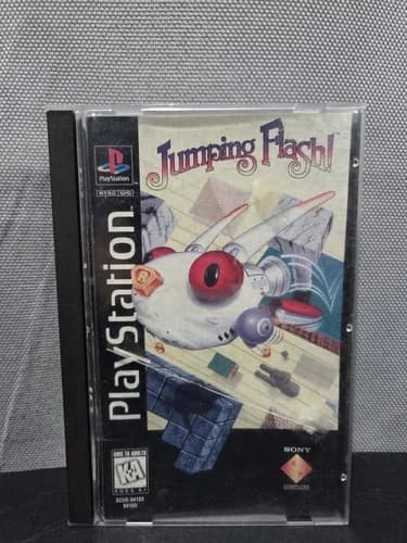 Jumping Flash! Long Box PlayStation PS1 CIB Complete In Box Tested And Working