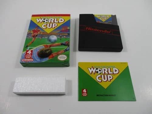 NINTENDO WORLD CUP Nintendo NES Game Complete In Box Authentic!