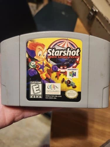Starshot: Space Circus Fever (Nintendo 64, 1999) Authentic