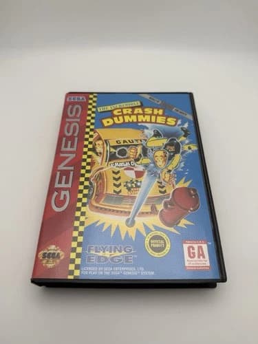 The Incredible Crash Dummies Sega Genesis Complete CIB Tested Working