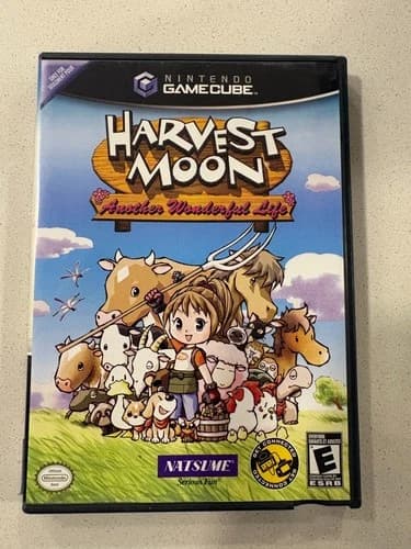 HARVEST MOON ANOTHER WONDERFUL LIFE (NINTENDO GAMECUBE) VERY GOOD
