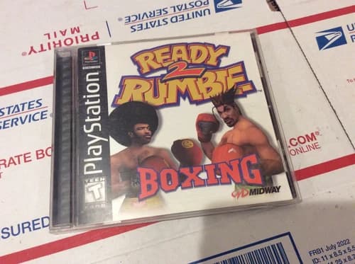 READY 2 RUMBLE BOXING (Sony PlayStation 1, 1999) PS1 COMPLETE W/ Manual