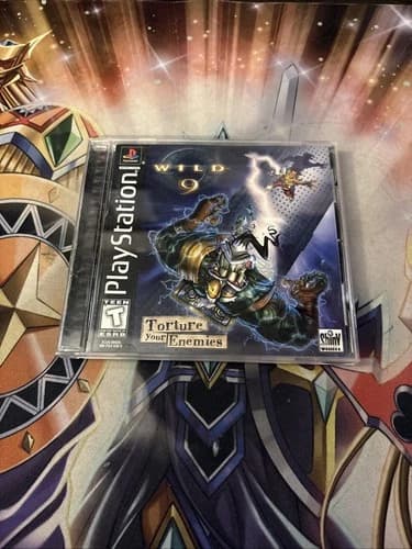 Wild 9 (Sony Playstation 1 Game PS1, 1998) ~ Black Label, CIB Complete w/ Manual