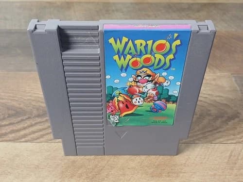 Wario's Woods (Nintendo NES, 1994) Game Only - Tested