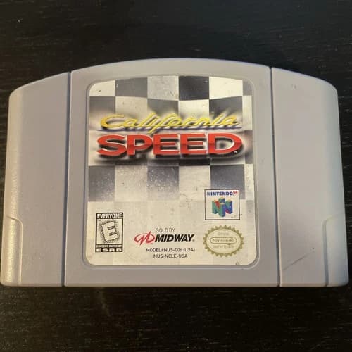 California Speed (Nintendo 64, Midway) N64 Racing Game