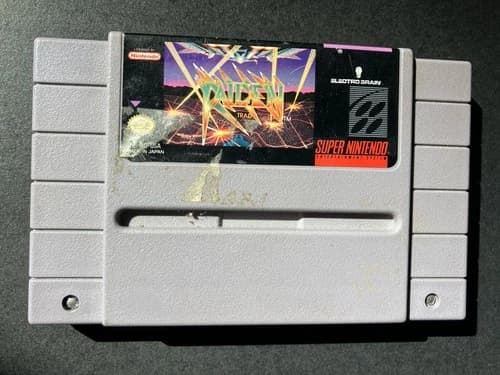 Raiden Trad (Super Nintendo SNES, 1992) Authentic Game - Tested & Working!