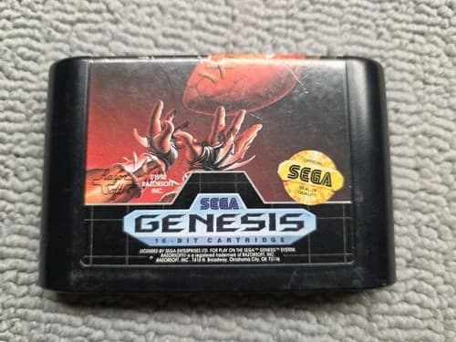 Jerry Glanville's Pigskin Footbrawl Sega Genesis Cartridge Used