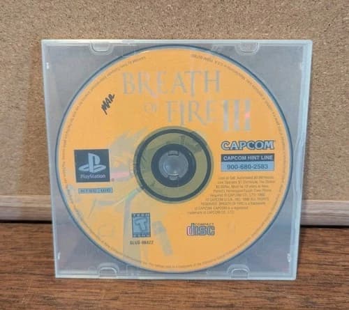 Breath of Fire III PS1 Sony PlayStation Disc Only