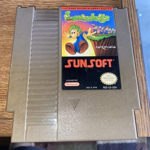 Lemmings Sunsoft Nintendo Game