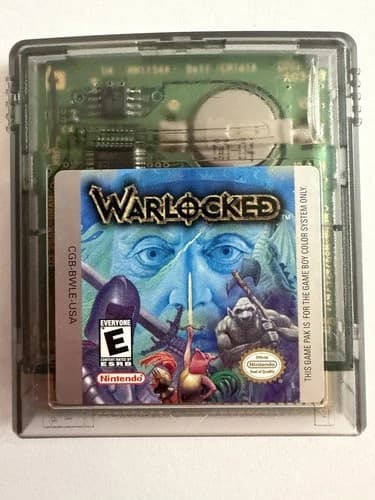 Nintendo Warlocked Nintendo Game Boy Color 1998 loose cartridge. *tested*