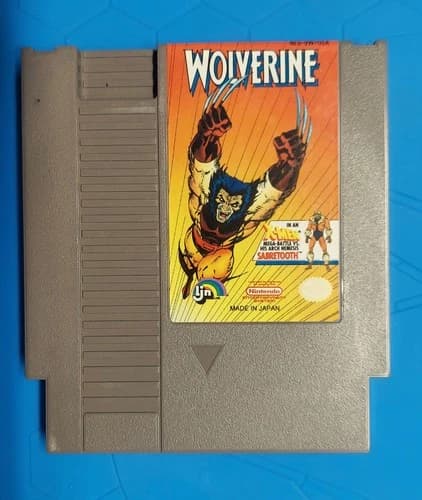NES Wolverine CARTRIGE ONLY Nintendo Entertainment Center TESTED & WORKING