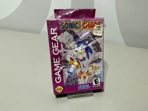 Sonic Chaos (for Sega Game Gear) Game Cartridge, CIB Complete in Box