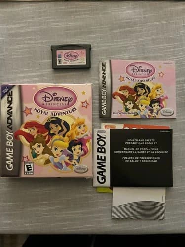 Game Boy Advance Disney Princess Royal Adventure CIB Nice GBA Gameboy Complete