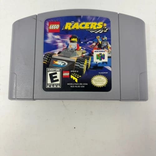 LEGO Racers Nintendo 64 1999 N64 Authentic Cartridge Tested and Working